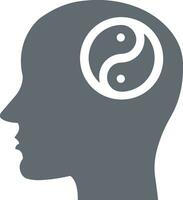 Brain idea symbol icon vector image. Illustration of the creative intelligence think design image. EPS 10