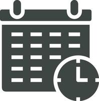 Calendar schedule icon symbol image vector. Illustration of the modern appointment reminder agenda symbol graphic design image. EPS 10 vector