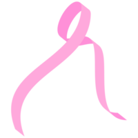 Pink ribbon breast cancer awareness png