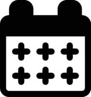 Calendar schedule icon symbol image vector. Illustration of the modern appointment reminder agenda symbol graphic design image. EPS 10 vector