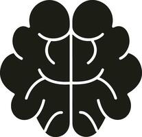 Brain idea symbol icon vector image. Illustration of the creative intelligence think design image. EPS 10
