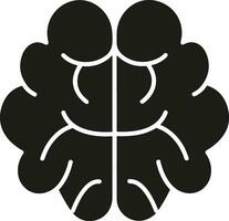 Brain idea symbol icon vector image. Illustration of the creative intelligence think design image. EPS 10