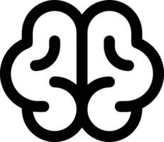 Brain idea symbol icon vector image. Illustration of the creative intelligence think design image. EPS 10
