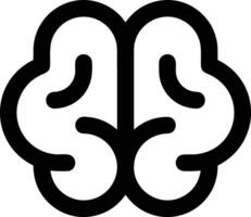 Brain idea symbol icon vector image. Illustration of the creative intelligence think design image. EPS 10