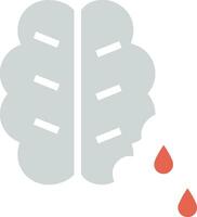 Brain idea symbol icon vector image. Illustration of the creative intelligence think design image. EPS 10