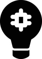 Brain idea symbol icon vector image. Illustration of the creative intelligence think design image. EPS 10