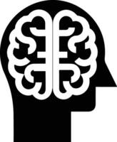 Brain idea symbol icon vector image. Illustration of the creative intelligence think design image. EPS 10