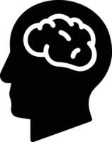 Brain idea symbol icon vector image. Illustration of the creative intelligence think design image. EPS 10