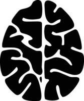 Brain idea symbol icon vector image. Illustration of the creative intelligence think design image. EPS 10