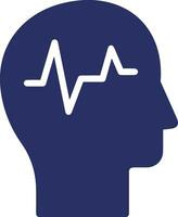 Brain idea symbol icon vector image. Illustration of the creative intelligence think design image. EPS 10