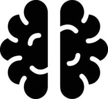 Brain idea symbol icon vector image. Illustration of the creative intelligence think design image. EPS 10