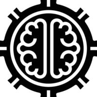 Brain idea symbol icon vector image. Illustration of the creative intelligence think design image. EPS 10