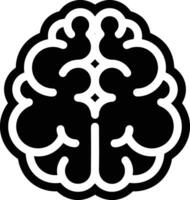 Brain idea symbol icon vector image. Illustration of the creative intelligence think design image. EPS 10