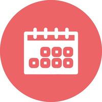 Calendar schedule icon symbol image vector. Illustration of the modern appointment reminder agenda symbol graphic design image. EPS 10 vector