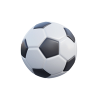 3d football icon or 3d realistic football icon or 3d sports match football png