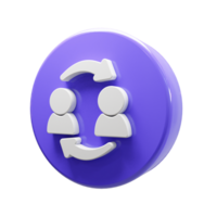 computer network sign ui icon 3d png