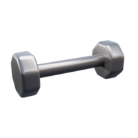 3d dumbbell icon illustration or dumbbell icon 3d illustration png