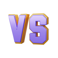 ouro versus vs 3d render logotipo ou dourado versus vs logotipo texto efeito ou 3d realista vs render relacionado Tag png