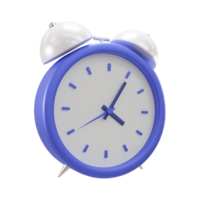 alarma reloj 3d representación icono png