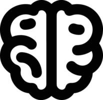 Brain idea symbol icon vector image. Illustration of the creative intelligence think design image. EPS 10