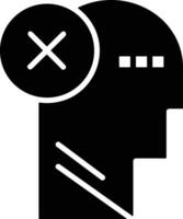 Brain idea symbol icon vector image. Illustration of the creative intelligence think design image. EPS 10