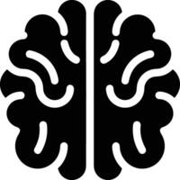 Brain idea symbol icon vector image. Illustration of the creative intelligence think design image. EPS 10