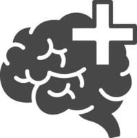 Brain idea symbol icon vector image. Illustration of the creative intelligence think design image. EPS 10