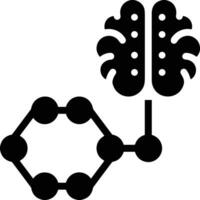 Brain idea symbol icon vector image. Illustration of the creative intelligence think design image. EPS 10