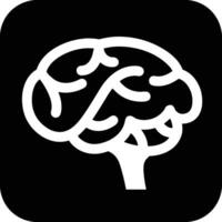 Brain idea symbol icon vector image. Illustration of the creative intelligence think design image. EPS 10