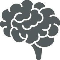 Brain idea symbol icon vector image. Illustration of the creative intelligence think design image. EPS 10