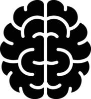 Brain idea symbol icon vector image. Illustration of the creative intelligence think design image