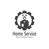 hogar Servicio construcción logo vector modelo