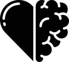 Brain idea symbol icon vector image. Illustration of the creative intelligence think design image