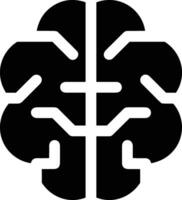 Brain idea symbol icon vector image. Illustration of the creative intelligence think design image