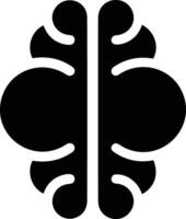 Brain idea symbol icon vector image. Illustration of the creative intelligence think design image