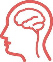 Brain idea symbol icon vector image. Illustration of the creative intelligence think design image