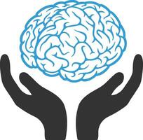 Brain idea symbol icon vector image. Illustration of the creative intelligence think design image