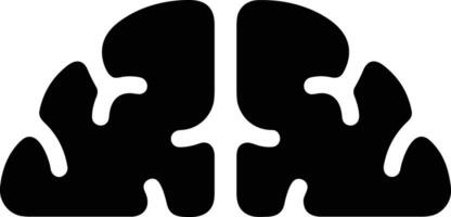 Brain idea symbol icon vector image. Illustration of the creative intelligence think design image