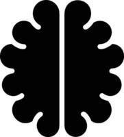 Brain idea symbol icon vector image. Illustration of the creative intelligence think design image