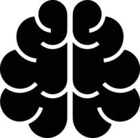 Brain idea symbol icon vector image. Illustration of the creative intelligence think design image