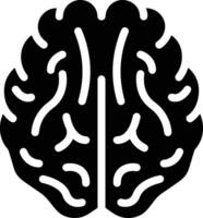 Brain idea symbol icon vector image. Illustration of the creative intelligence think design image