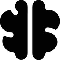 Brain idea symbol icon vector image. Illustration of the creative intelligence think design image