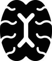Brain idea symbol icon vector image. Illustration of the creative intelligence think design image