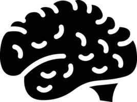 Brain idea symbol icon vector image. Illustration of the creative intelligence think design image