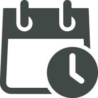 Calendar schedule icon symbol image vector. Illustration of the modern appointment reminder agenda symbol graphic design image. EPS 10 vector