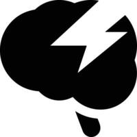 Brain idea symbol icon vector image. Illustration of the creative intelligence think design image