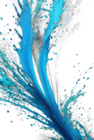 Blue Splash Transparent Background Ai Generative png