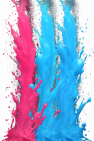 Blue Splash Transparent Background Ai Generative png