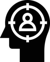 Brain idea symbol icon vector image. Illustration of the creative intelligence think design image