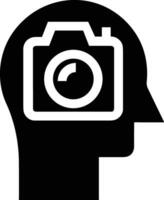 Brain idea symbol icon vector image. Illustration of the creative intelligence think design image